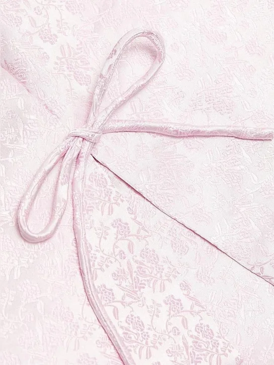 NWT Amanda Uprichard Avelina Floral Brocade Skort Romper in Lotus - Size Small - Picture 7 of 16